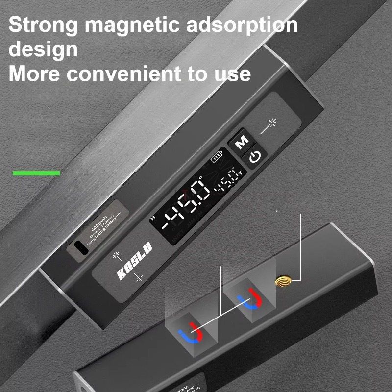 Industrial Handheld Laser - Inclinometro Digitale a Doppio Laser, Misuratore