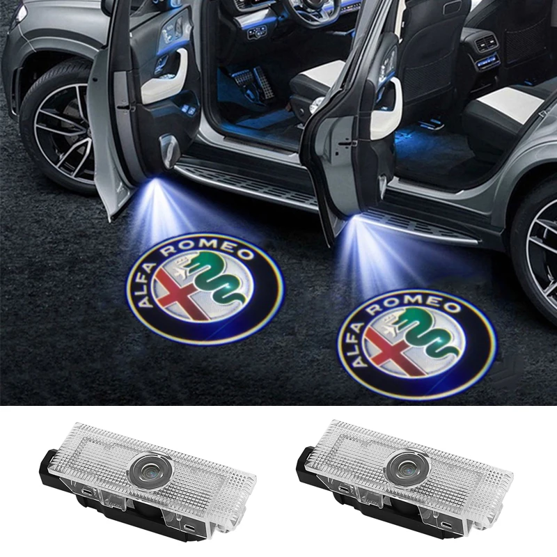 Industrial Laser Projection - 2 Pezzi Luci LED Sottoporta Auto