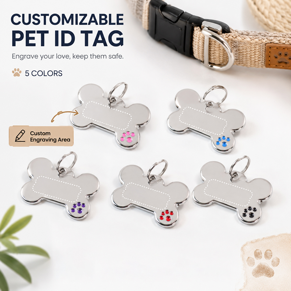 Industrial Laser Marker - Targhetta Personalizzata per Cani a Forma