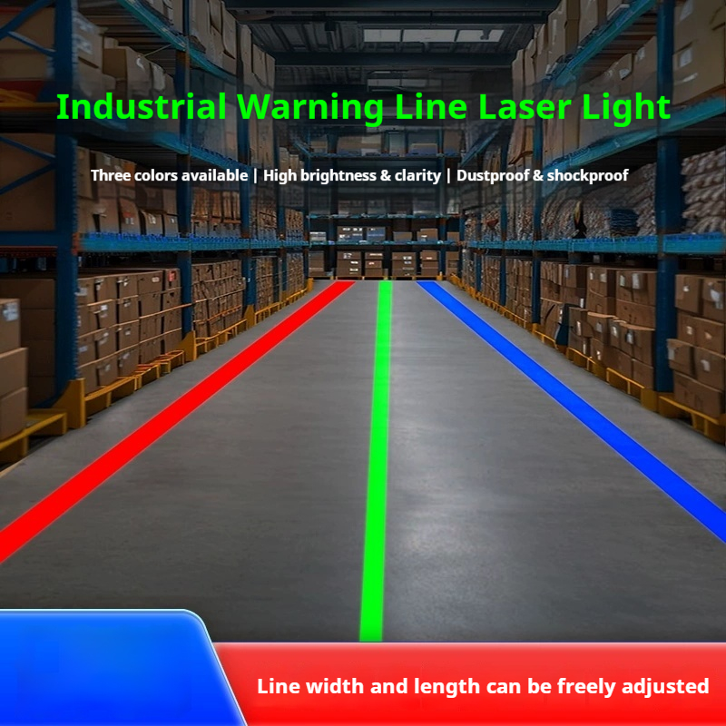 Industrial Laser Line Projector - Luce Laser Industriale Monofascia per Segnalazione