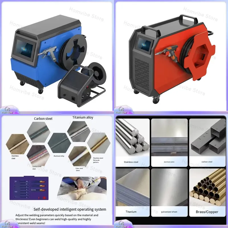 Industrial Handheld Laser Welder - Saldatrice Laser Portatile 4-in-1 Raffreddata ad