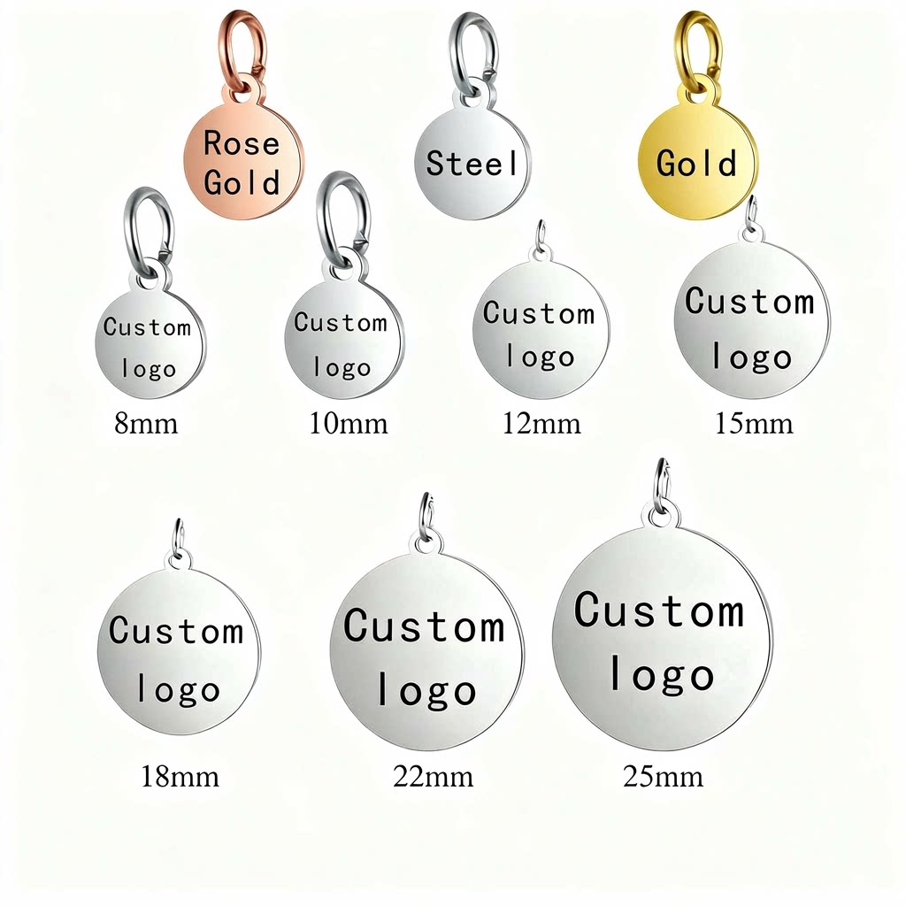Industrial Laser Marker - 30 Pezzi Etichette Personalizzate in Acciaio