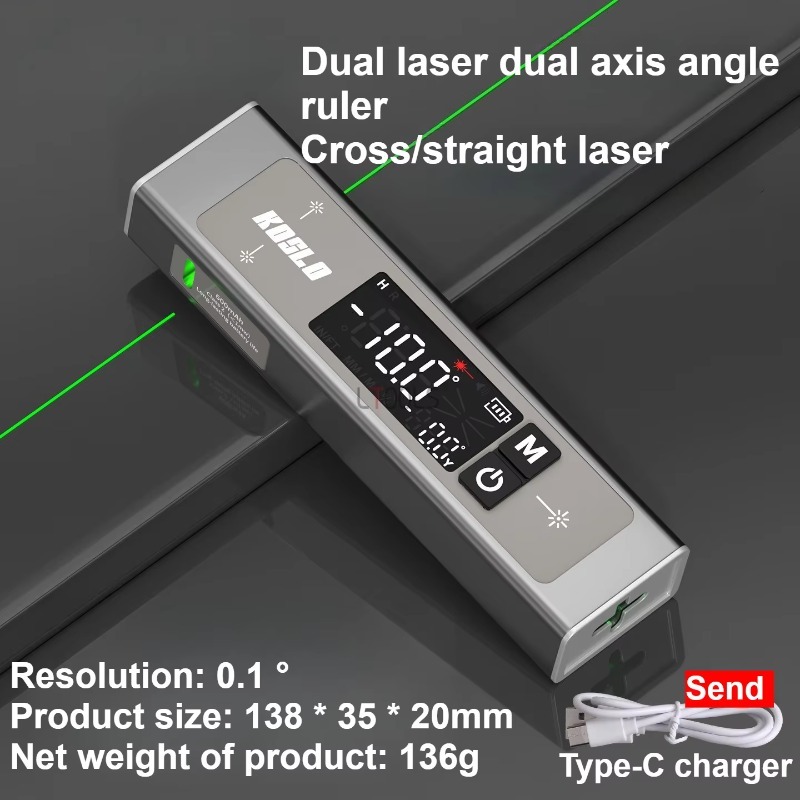 Inclinometro Digitale a Doppio - Industrial Handheld Laser recensione e prezzo