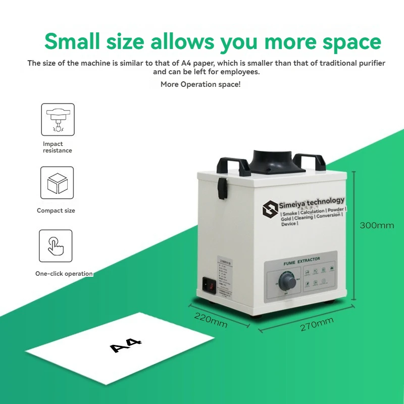 Estrattore di fumi d'aria pura - Industrial Laser Fume Extractor recensione e prezzo