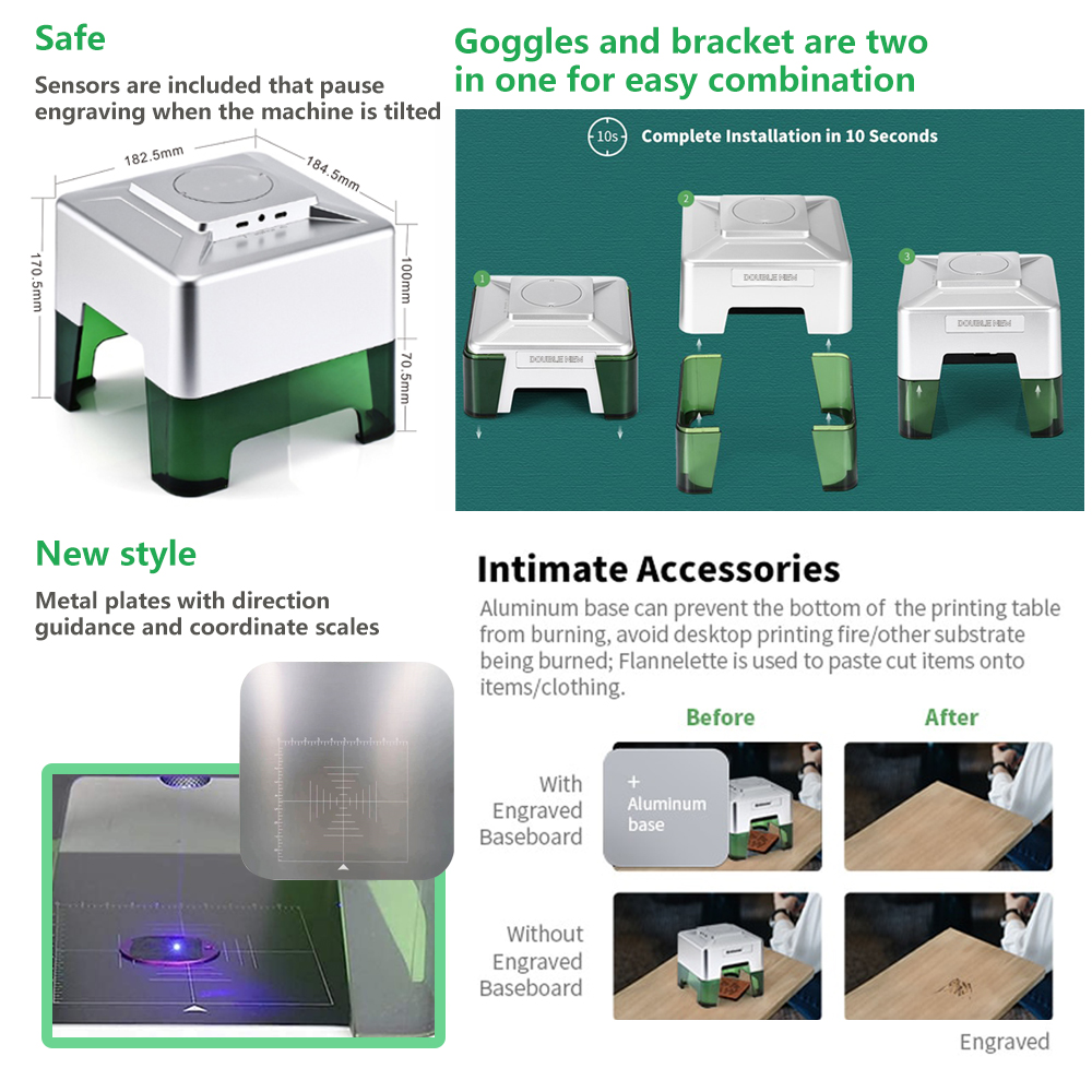 Mini Incisore Laser 3W Portati - Industrial Laser Engraving Machine recensione e prezzo