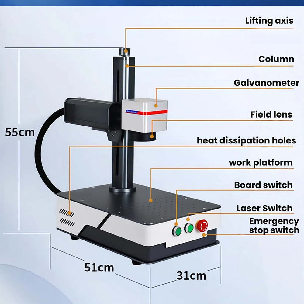 WaveTopSign 20W 30W Macchina p - Fiber Laser Source 20W recensione e prezzo