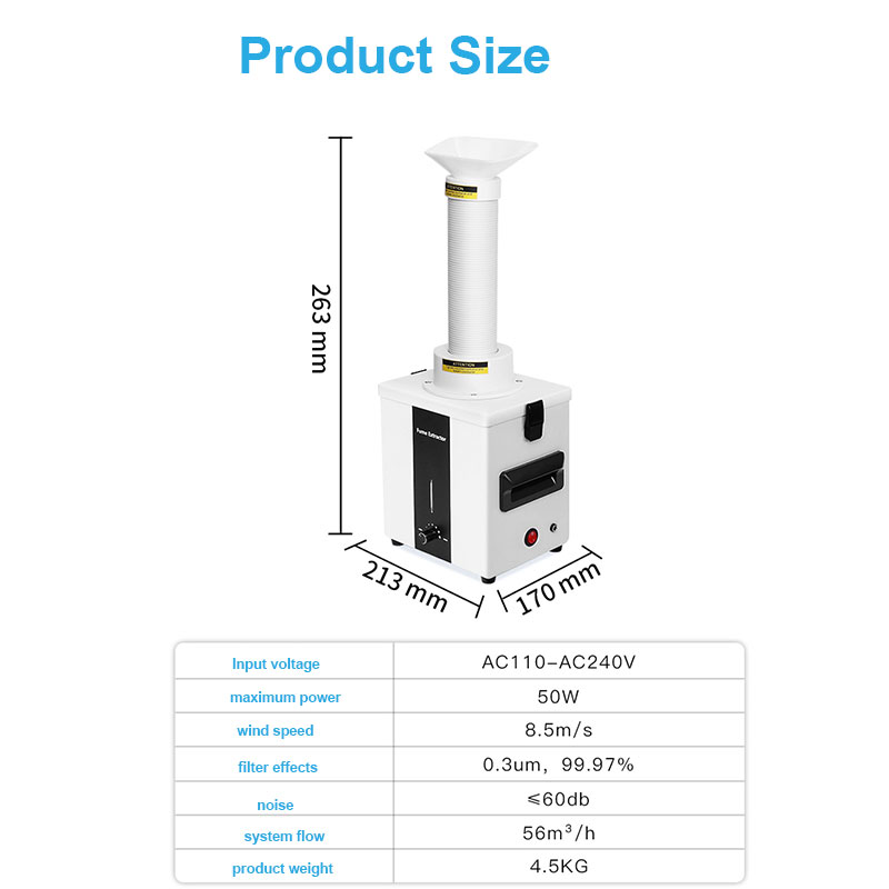 Estrattore di fumi per purific - Industrial Laser Engraving Machine recensione e prezzo