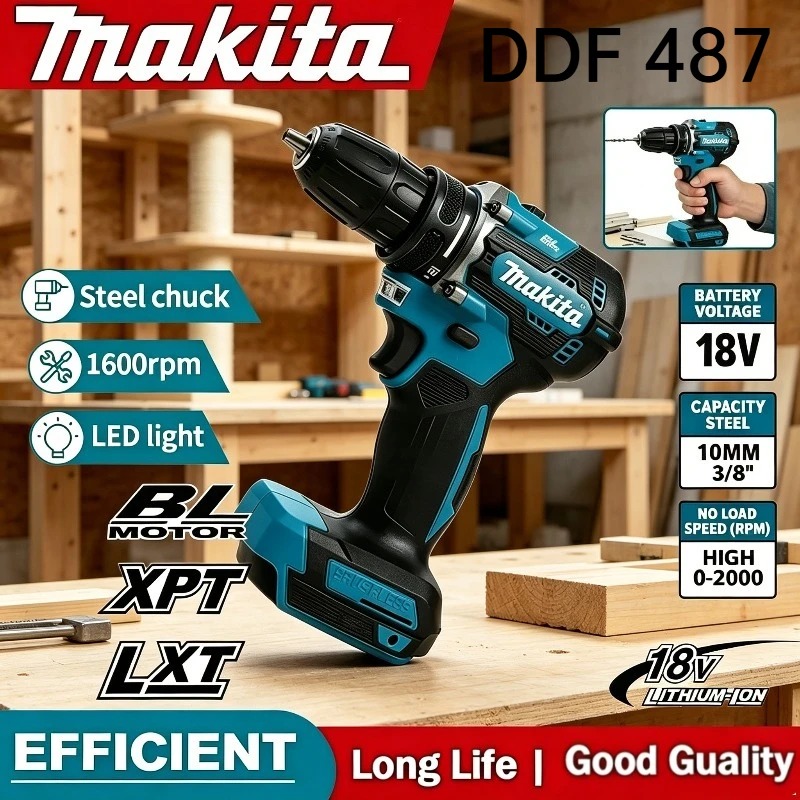 Makita DDF487 Trapano Avvitato - Makita Drill Ddf484 recensione e prezzo