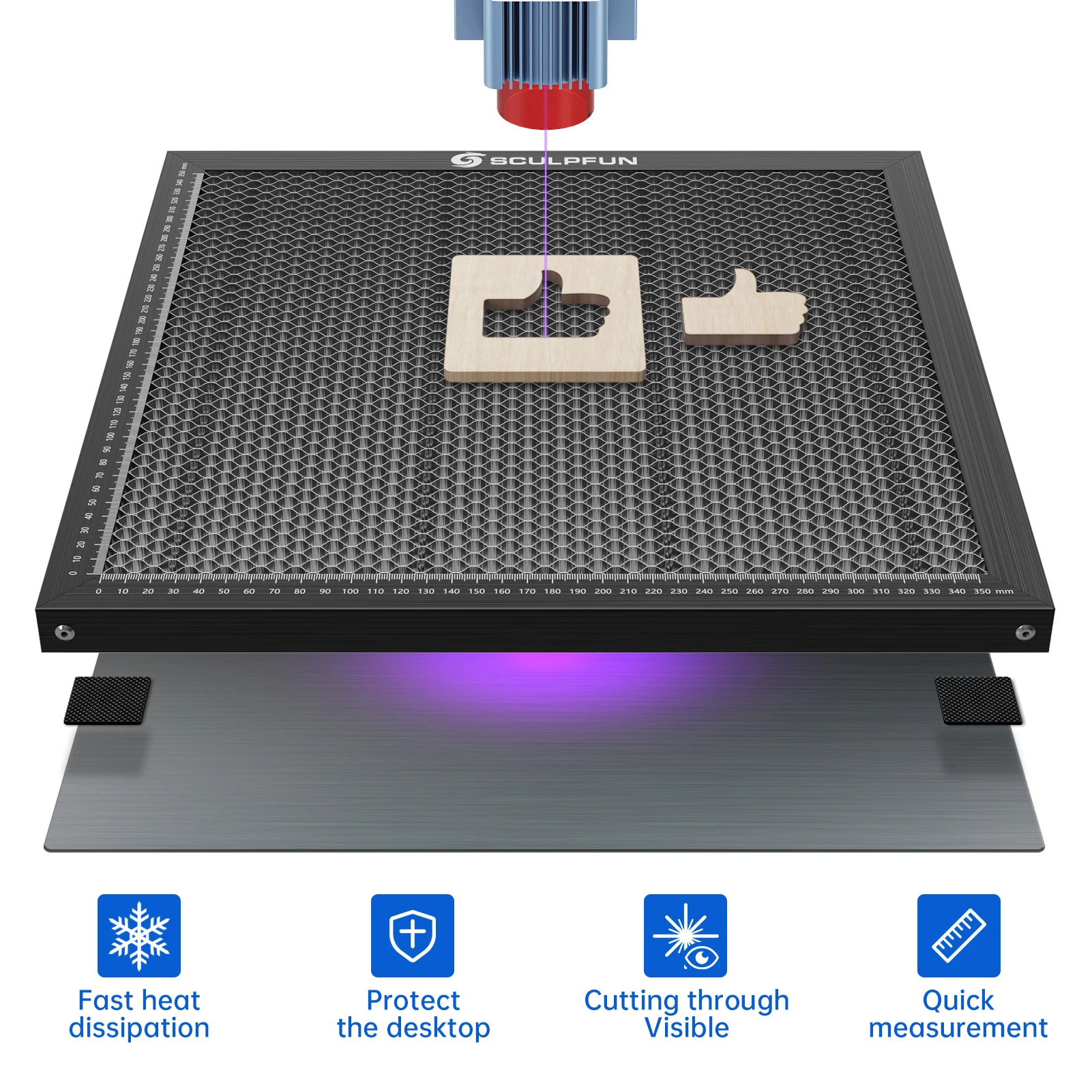 Tavolo da lavoro a nido d'ape  - Co2 Laser Engraving Machine recensione e prezzo