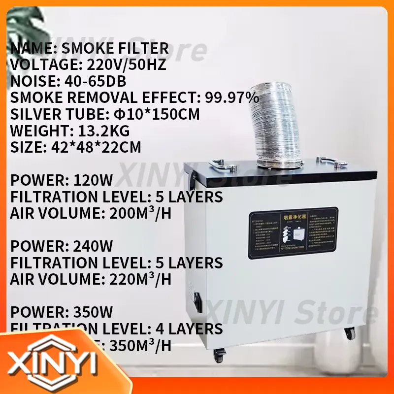 Nuovo Aspiratore di Fumi ad Ar - Industrial Laser Fume Extractor recensione e prezzo